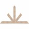 Ekena Millwork Saratoga Smooth Timber Gable Bracket, Douglas Fir, 72"W x 45"H x 1 1/2"D x 5 1/2"F, 15/12 Pitch GBW072X45X0206SAR00SDF - alternate 1